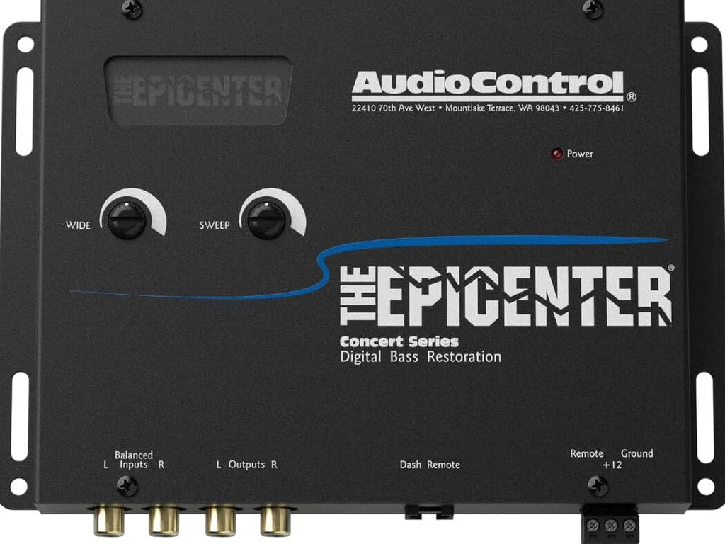 AudioControl Epicenter Digital Bass Restoration Processor with Wired Remote for Enhanced Car Audio