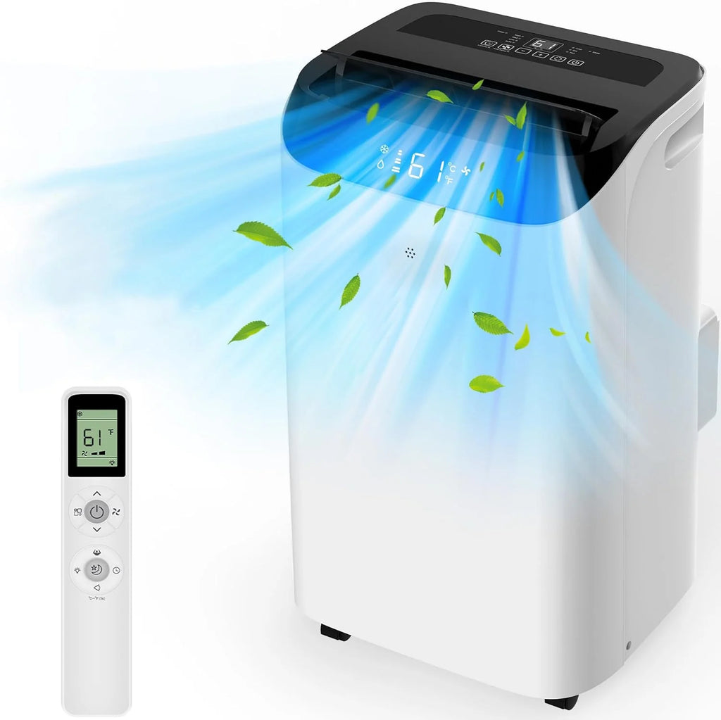 HUMHOLD Portable Air Conditioner, 14000 BTU, White - HDPAC-10-A1