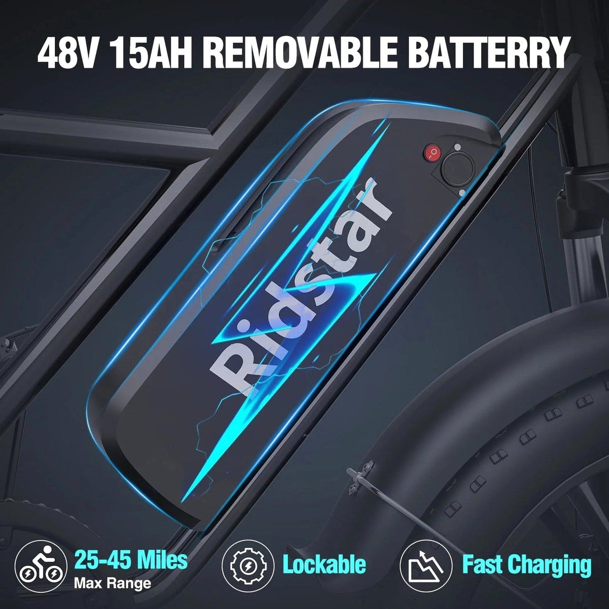 Electric Bike for Adults750W 30-70Miles 48V 15AH Removable Battery Ebike 20" x 4.0 Fat Tire Beach Commuting E-Bike 2 Seater W/Fork Suspension UL2849