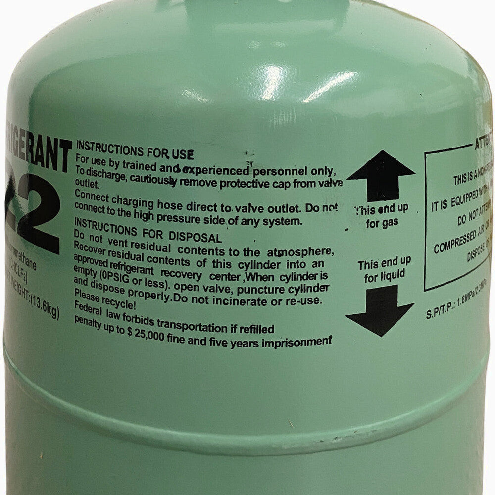 30LB R22 R-22 Freon Refrigerant Gas