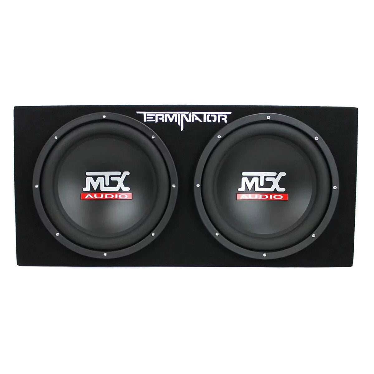 MTX TNE212D 12" Subwoofer (2 Pack) + Monoblock Amplifier (2 Pack) + Amp Wire Kit