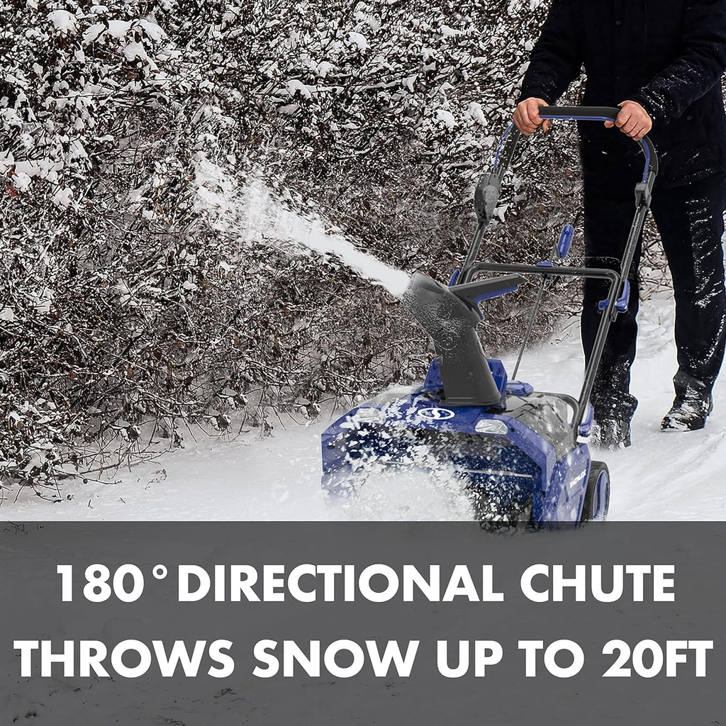 Sun Joe 20-Inch 48V Cordless Snow Blower Kit With 2 Batteries And Charger - 24V-X2-20SB