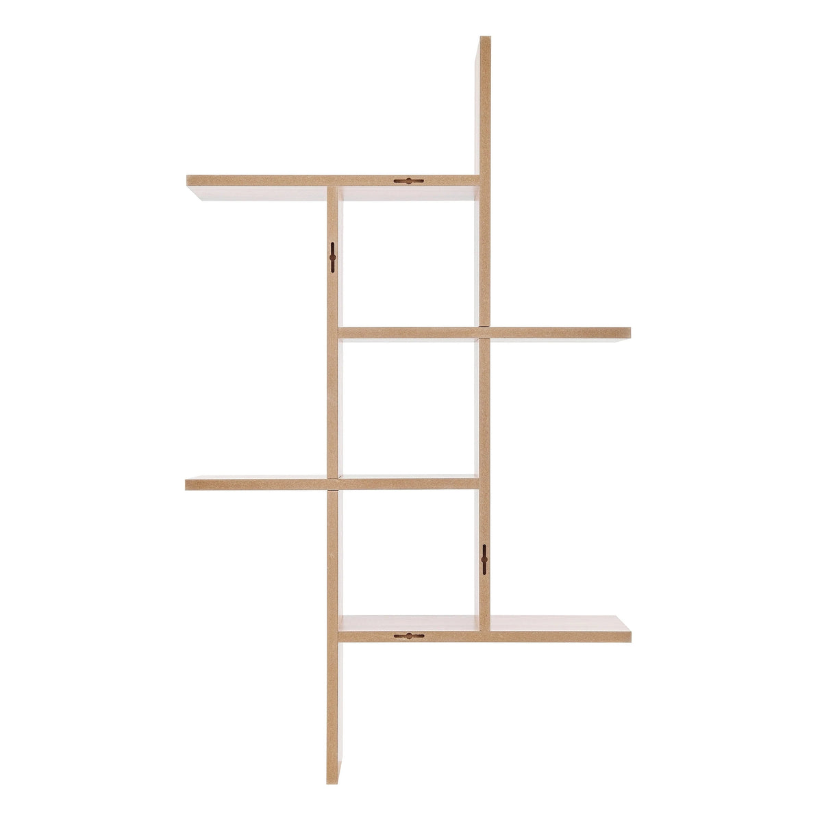 Cantilever Floating Wall Shelf, 24 x 5.75 x 40 in Laminated MDF