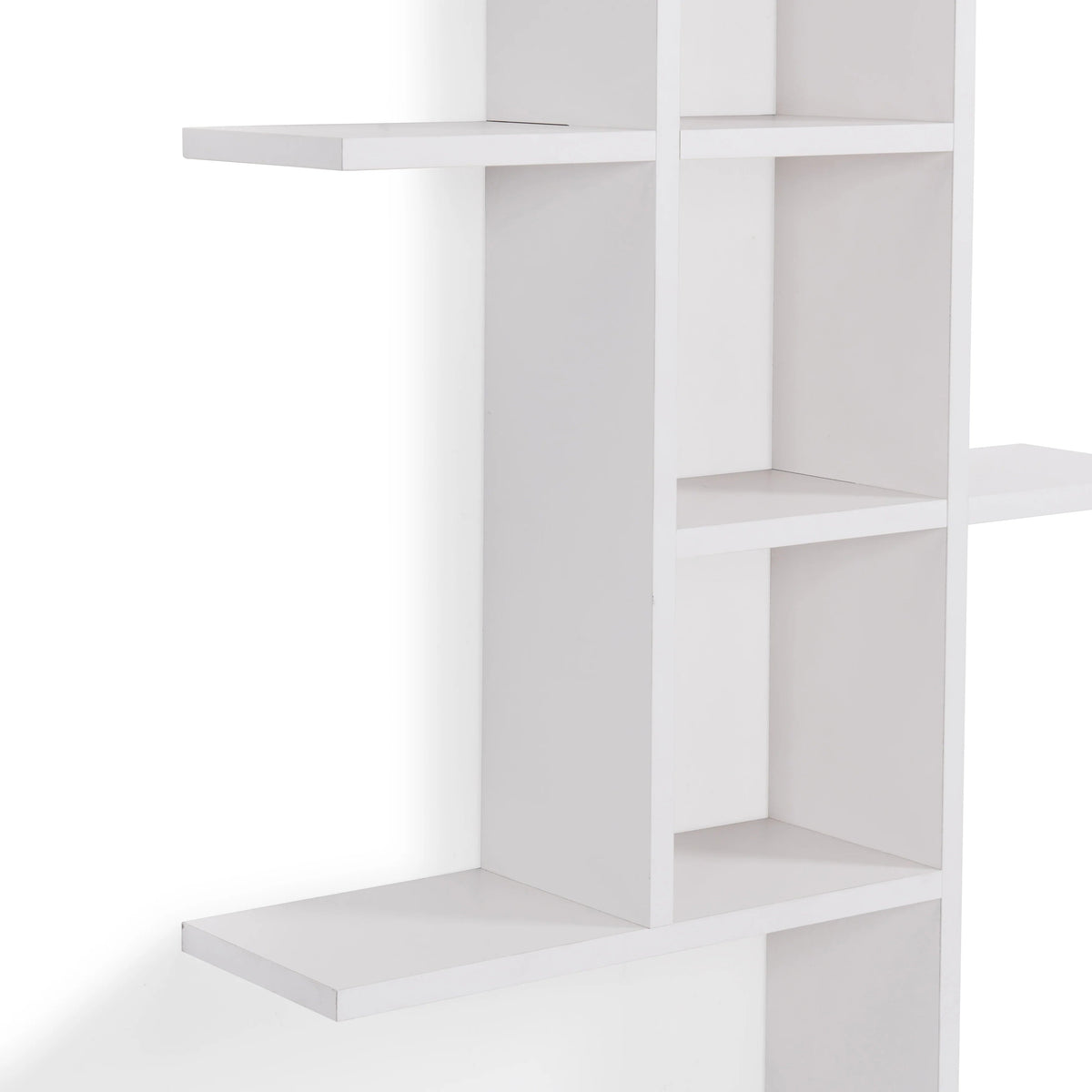 Cantilever Floating Wall Shelf, 24 x 5.75 x 40 in Laminated MDF