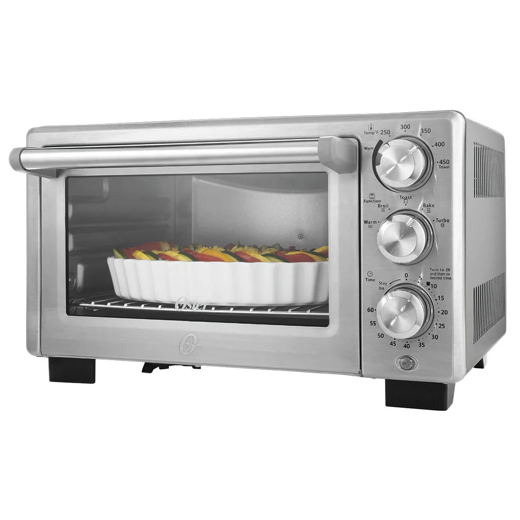 Countertop Convection Toaster Oven With Air Fryer, Stainless Steel, 26 Qt