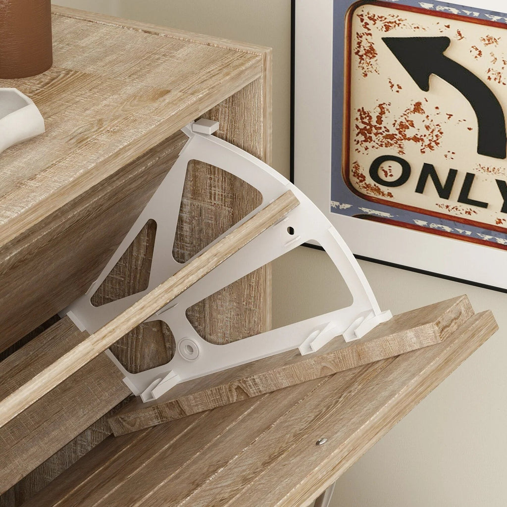 Modern Flip-Down Shoe Storage Cabinet