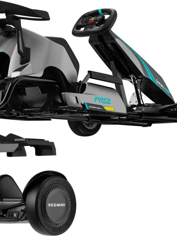 Segway Go Kart Pro 2, Gray, 15.5 mi Max Operating Range, 26.7 mph Max Speed