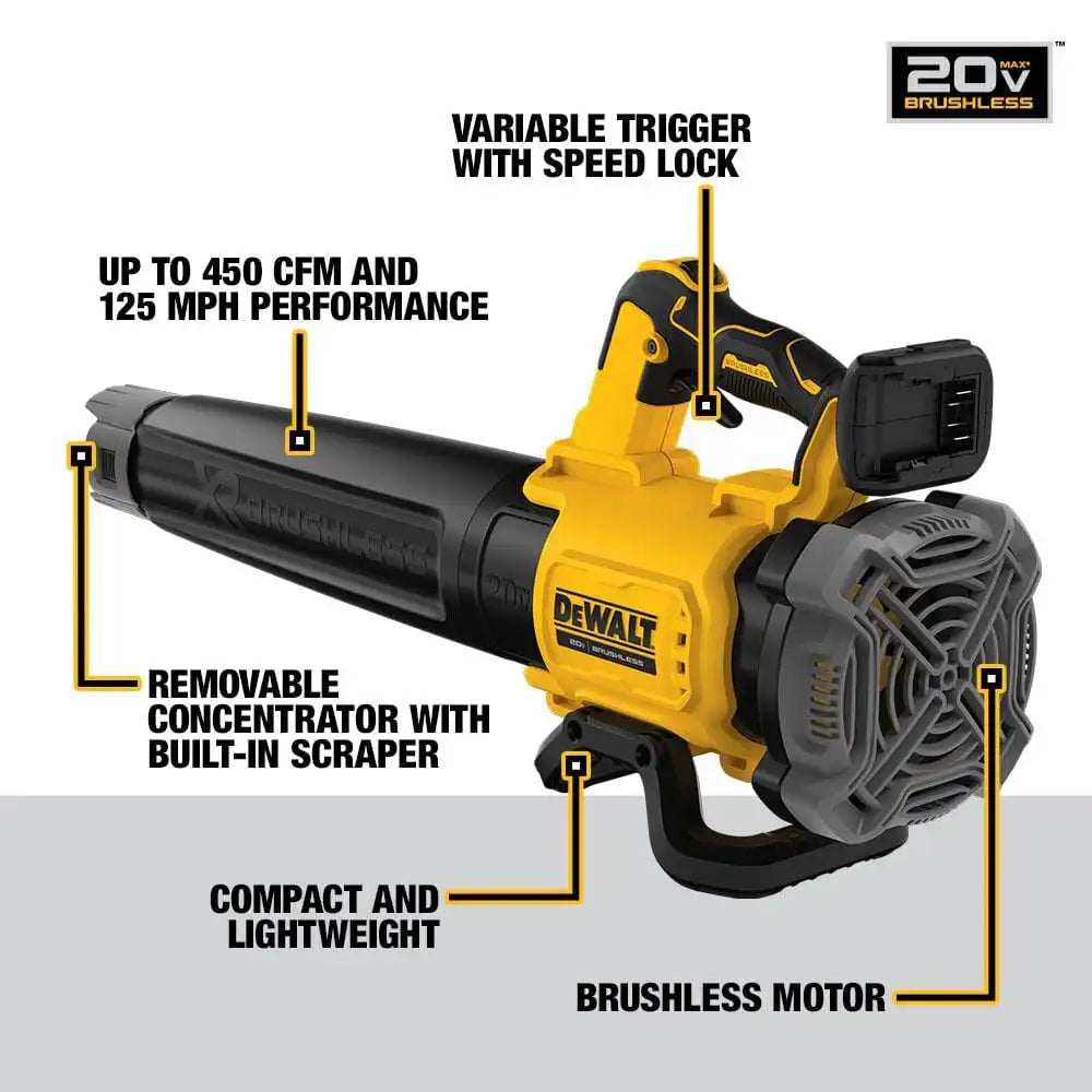 DEWALT 20V MAX Cordless String Trimmer And Leaf Blower Combo Kit - 13 in, 4 Ah Battery