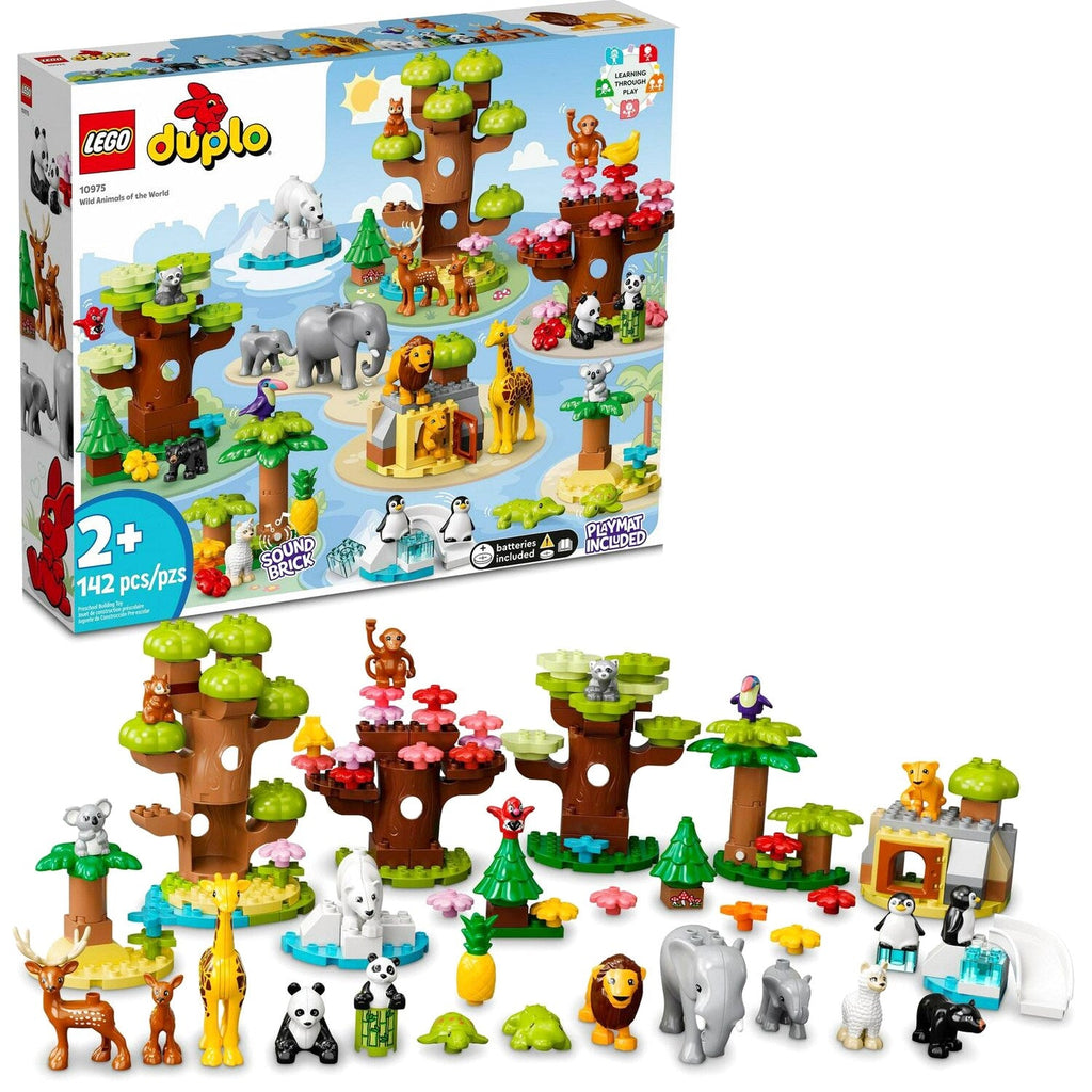 DUPLO Wild Animals of the World 10975 Building Toy Set (142 Pieces)