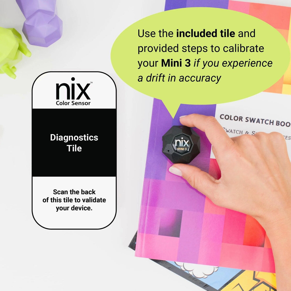Nix Mini 3 Color Sensor Colorimeter Portable Color Matching Tool