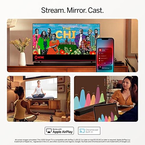 VIZIO 40-inch D-Series Full HD 1080p Smart TV with AMD FreeSync Apple AirPlay