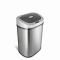 Nine Stars Motion Sensor Touchless 21.1 Gal Trash Can Stainless Steel