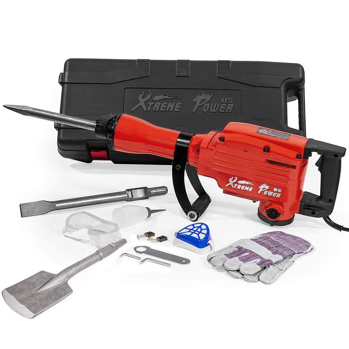 2200W Demolition Jack Hammer Concrete Breaker With Case