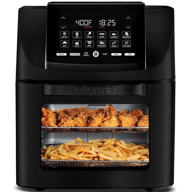 Gourmia 14qt All-in-One Digital Air Fryer, Oven, Rotisserie &amp; Dehydrator