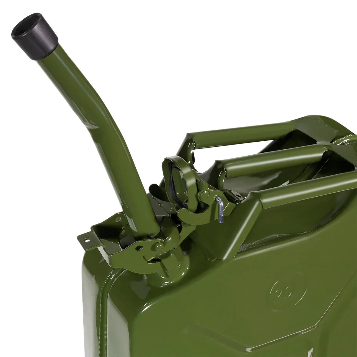 Green Steel Jerry Fuel Can - 20L (5-Gallons)