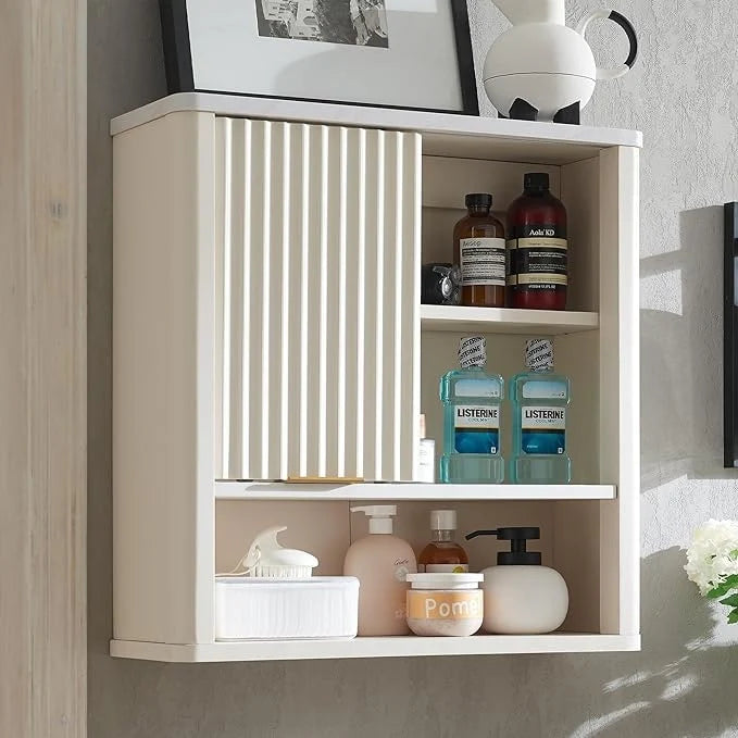 Bathroom Wall Cabinet With Adjustable Shelf, 7.6 in D x 23.2 in W x 24 in H
