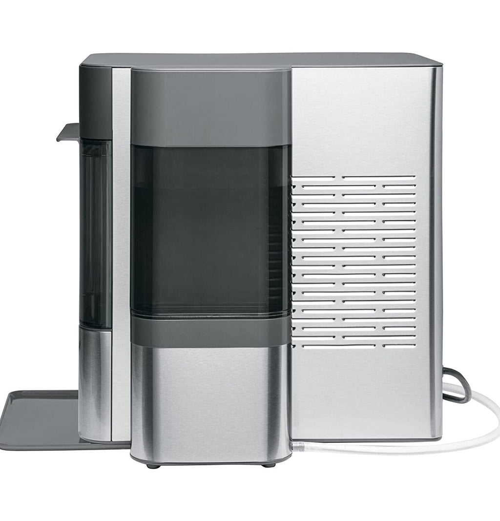 GE Profile Opal 2.0 | Countertop Nugget Ice Maker | Ice Machine with WiFi Connectivity | Smart Home Kitchen Essentials | Black Stainless