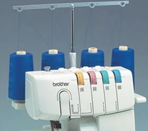 1034D Serger Heavy-Duty Metal Frame Overlock Machine 1300 Stitches Per Minute Removeable Trim Trap 3 Included Accessory Feet