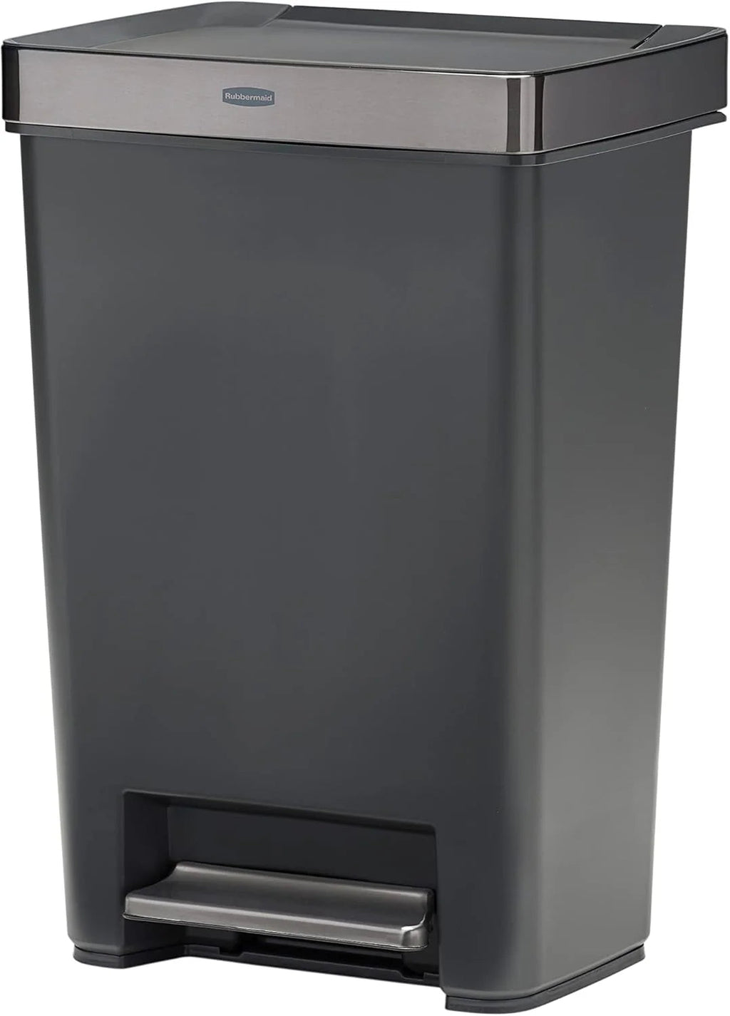13 Gallon Step-On Trash Can - Hands-Free Garbage Bin