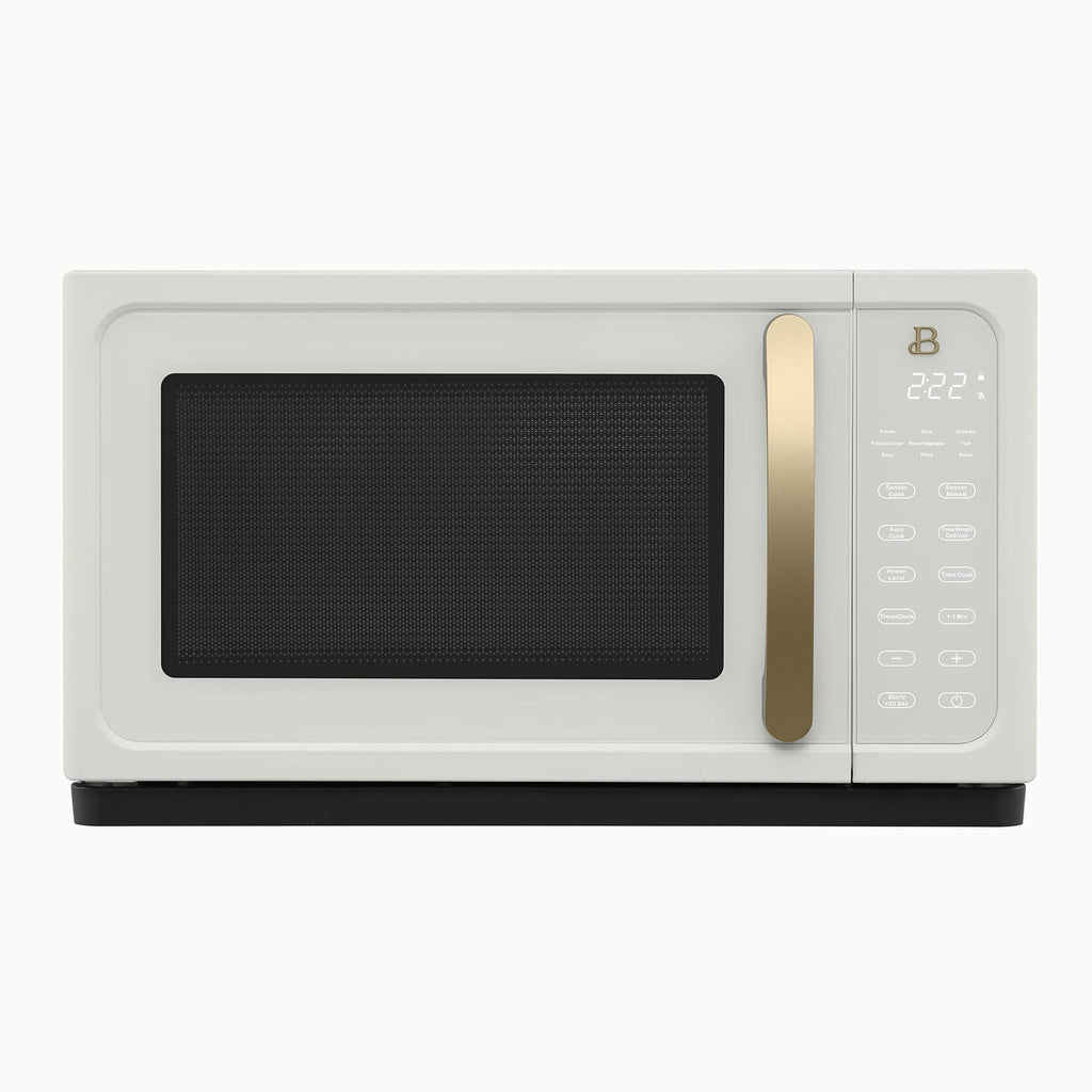 Beautiful 1.1 Cu ft 1000W Sensor Microwave Oven, White Icing - Kitchen Appliance