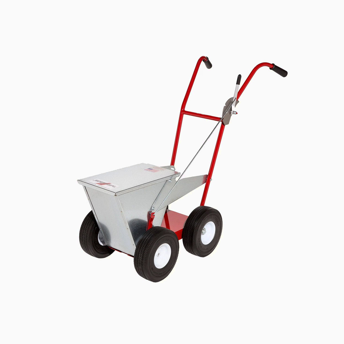 Newstripe NewLiner HD 50 lb Heavy Duty Dry Line Marker (Part #10001744) | Precision 2" or 4" Lines | Galvanized Steel | 10" Pneumatic Tires | For Baseball, Tracks &amp; Events | Made in USA