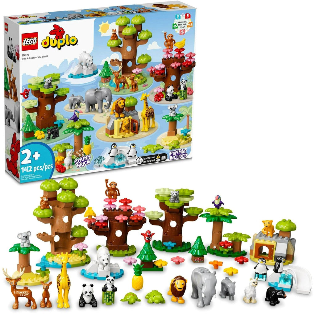 DUPLO Wild Animals of the World 10975 Building Toy Set (142 Pieces)
