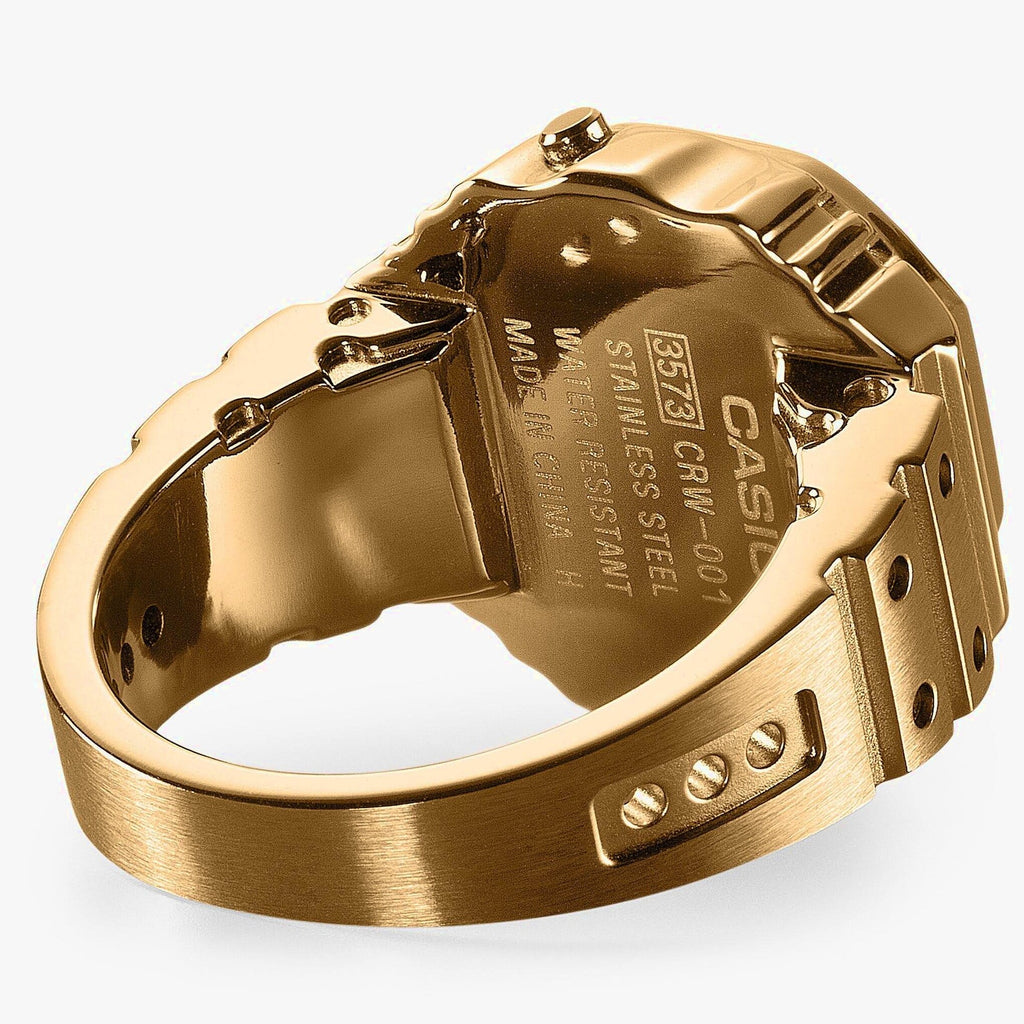 Casio Watch Ring - Gold