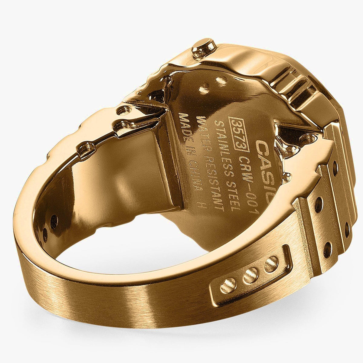 Casio Watch Ring - Gold