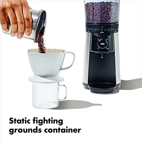 OXO Brew Conical Burr Coffee Grinder - Silver