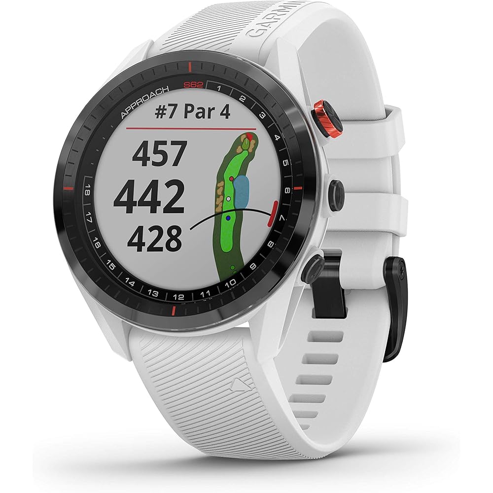 Garmin Approach S62 Premium Golf GPS Smartwatch - White