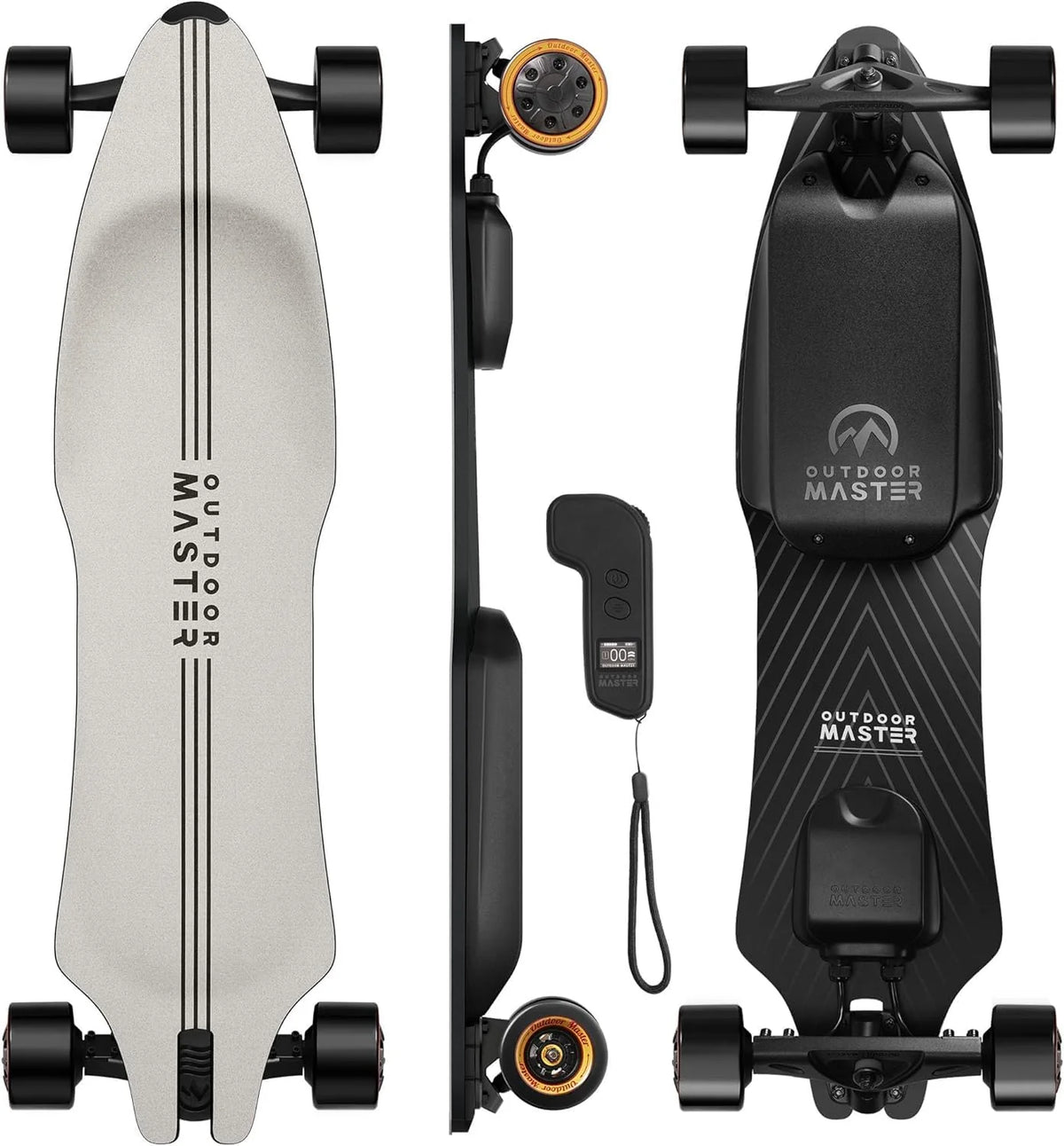 Caribou Electric Skateboard With Dual 1000W Motors, 32 MPH, 26 Mile Range