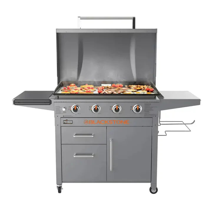 Blackstone ProSeries 4-Burner 36 inch Griddle Cooking Station With Hood