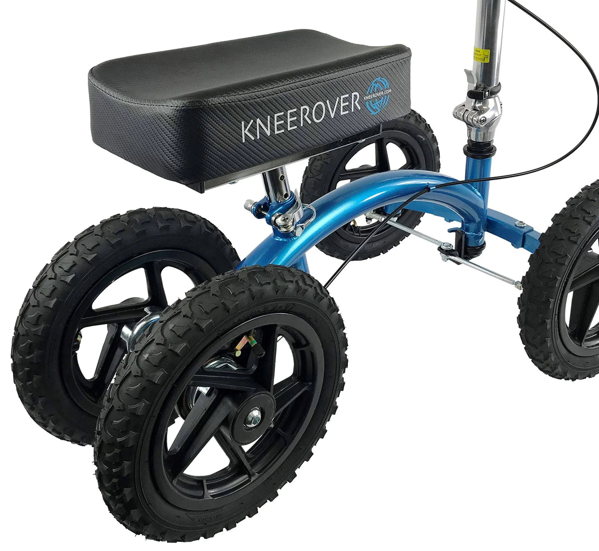 KneeRover All Terrain Knee Walker, Metallic Blue - QUAD