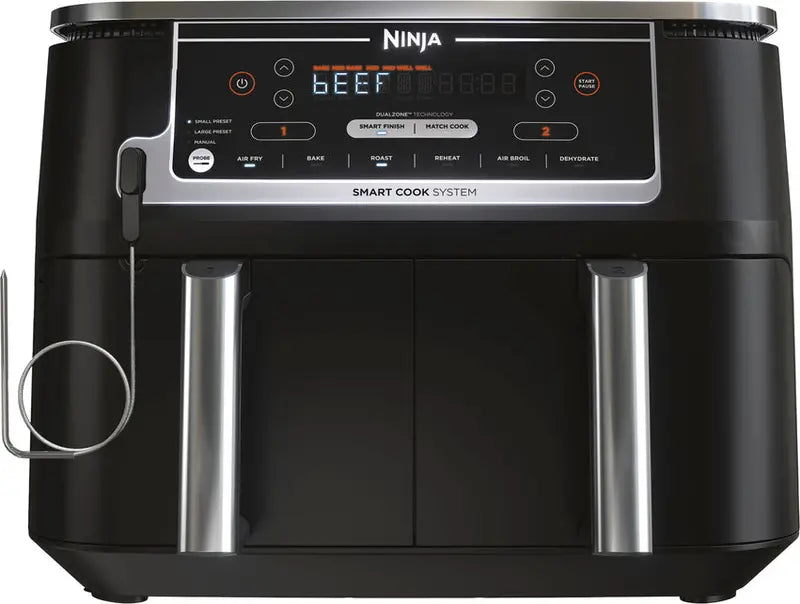 Ninja Foodi DualZone 10-Quart 6-in-1 Air Fryer With Two Independent Baskets
