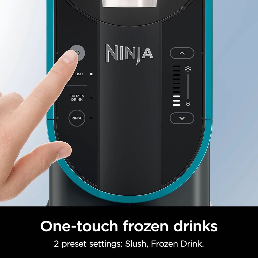 SLUSHi with RapidChill Technology, 88 oz. Frozen Drink &amp; Slushie Machine, 5 Preset Programs, Margaritas, Frappés, and More, Premium Accents, Black, FS301
