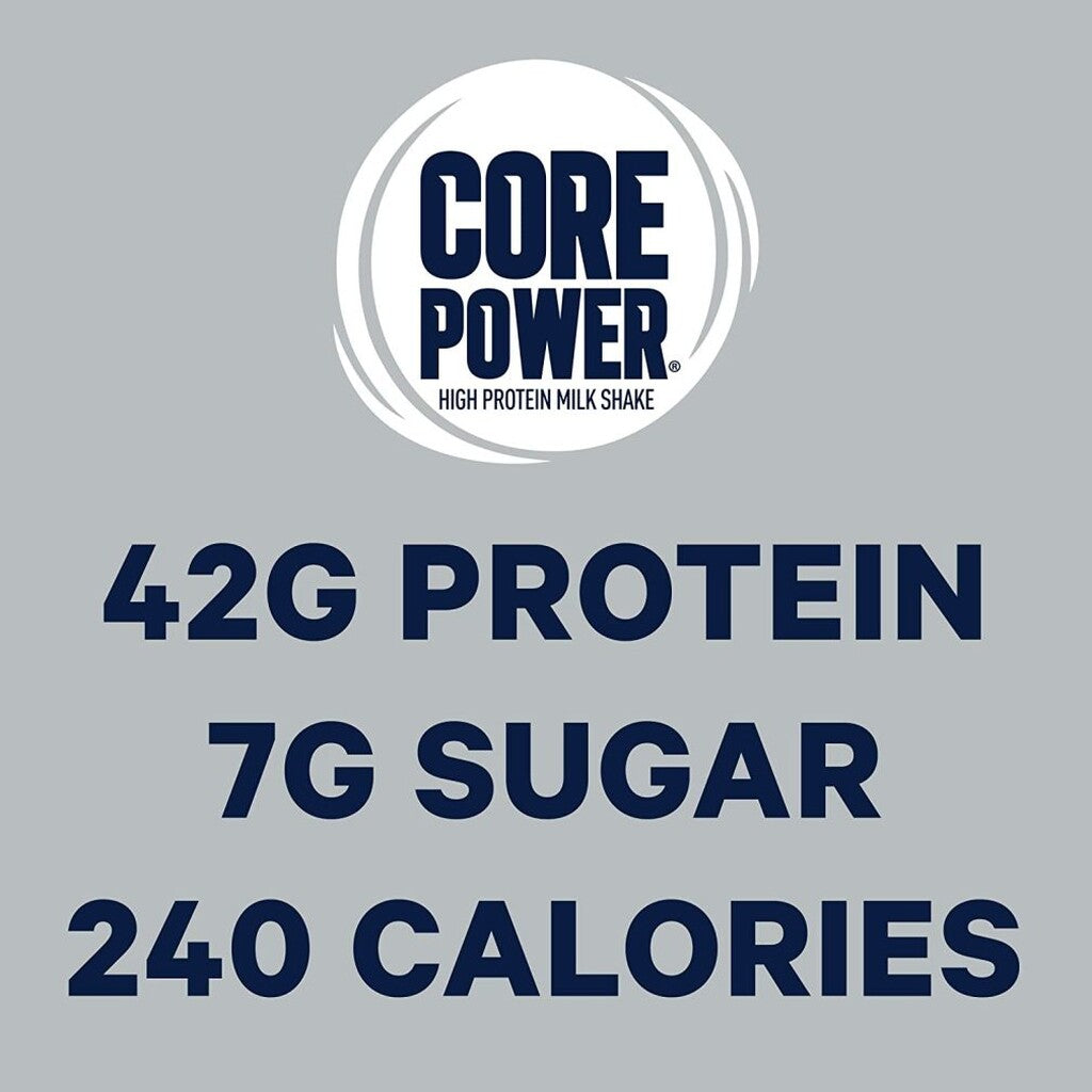 Core Power Elite Chocolate Protein Shake 42g, 14 Fl Oz, Pack of 12 - Workout Recovery Drink