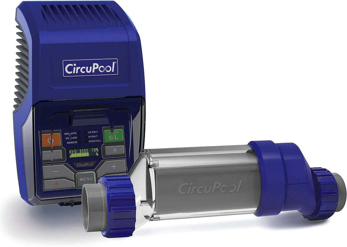CircuPool Salt Water Chlorination System, 45.000 Gallons Max, 17 x 14 x 12 in - RJ45+