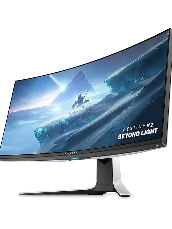 Alienware Ultrawide Curved Gaming Monitor 38 Inch, 144Hz Refresh Rate, 3840 x 1600 WQHD , IPS, NVIDIA G-SYNC Ultimate, 1ms Response Time, 2300R Curvature, VESA Display HDR 600, AW3821DW - White