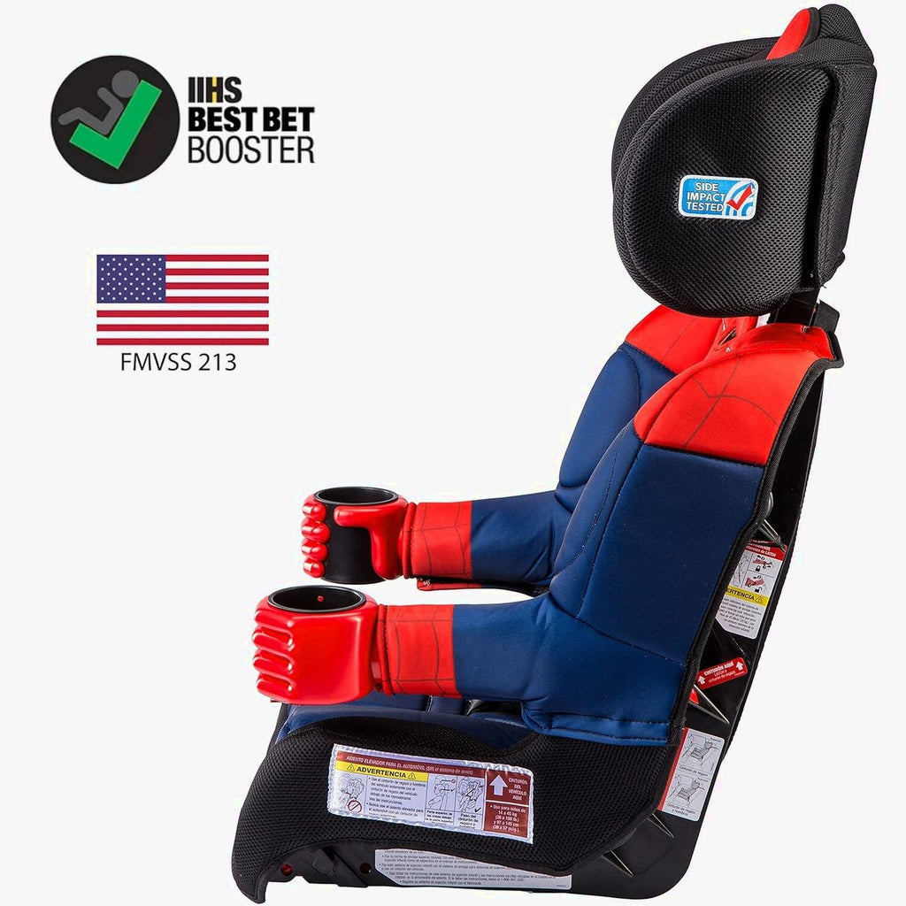 2025 KidsEmbrace Marvel Spider-Man 2-in-1 Forward-Facing Booster Car Seat LATCH | 5-Point Harness Booster 22-65lbs converts to Belt-Positioning Booster 40-100lbs | Adjustable