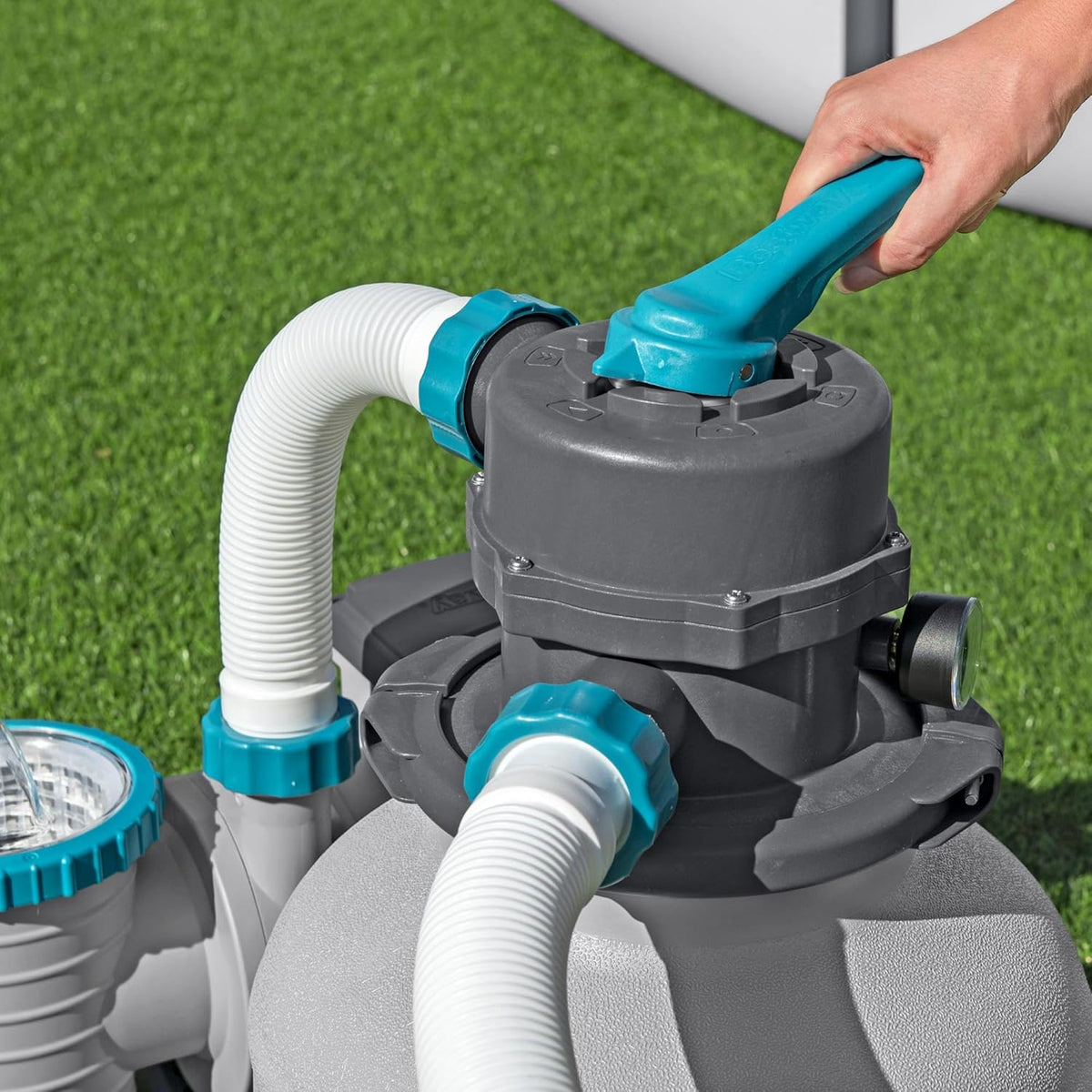 Sand Filter Pump 2,200 GPH For Above-Ground Pools