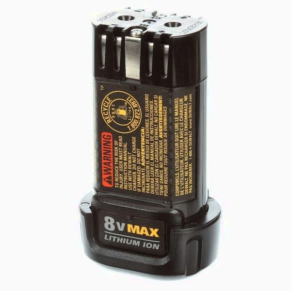 8V MAX Cordless Gyroscopic Screwdriver with Adjustable Handle, (2) 1.0Ah Batteries, Charger, and Bag