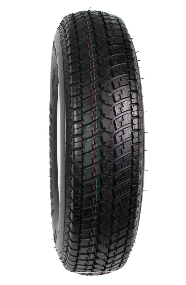 2-Pack Trailer Tire On Rim ST205/75D15 205/75 D 15 in. LRC 5 Hole White Spoke