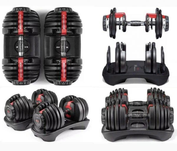 Bowflex SelectTech 552 Adjustable Dumbbells, 5-52.5 lb Pair - 552