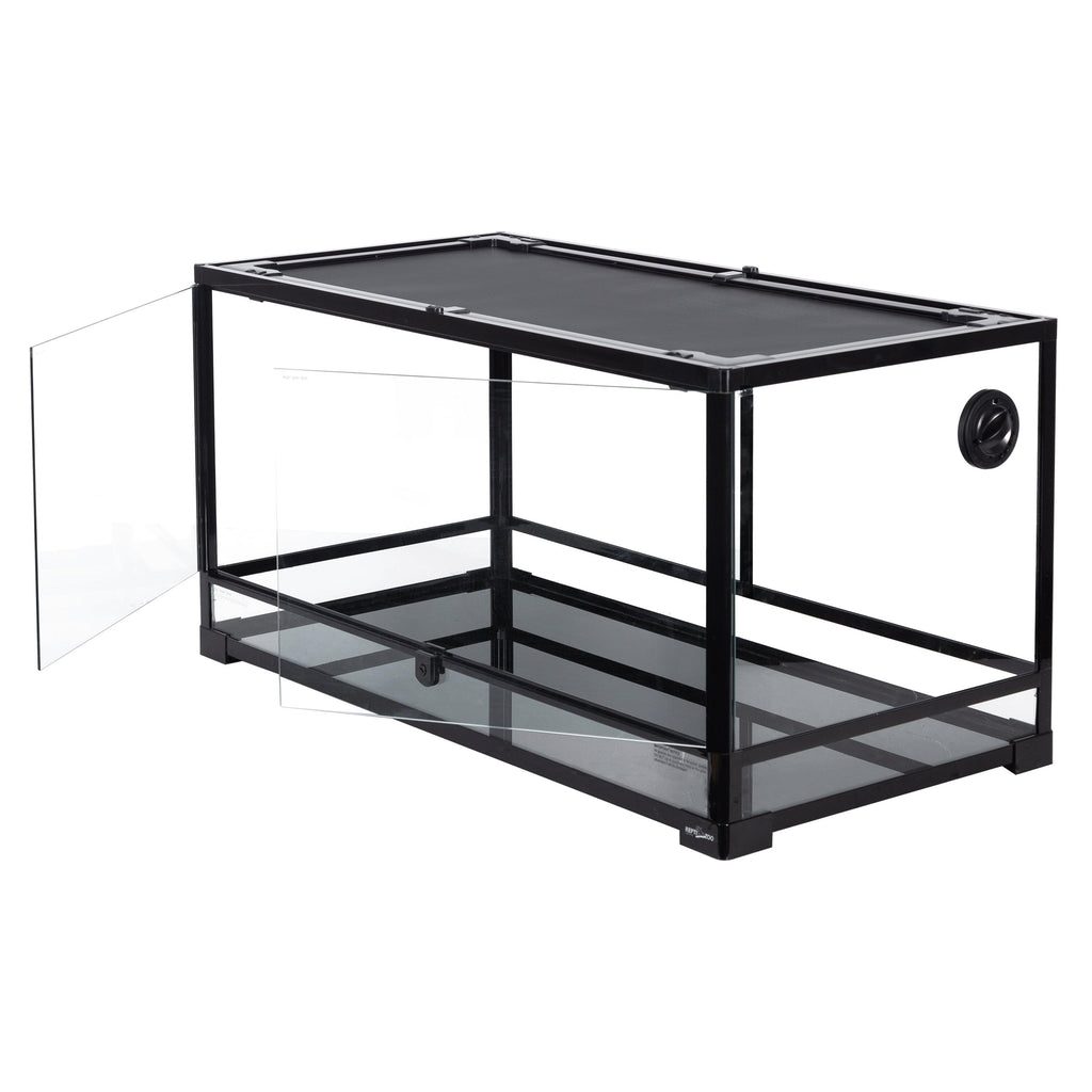 REPTI-ZOO Front Double Doors Opening Glass Terrarium-40 Gallon