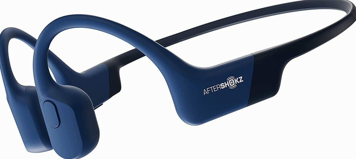 AfterShokz Aeropex Open-Ear Wireless Bone Conduction Headphones with Sport Belt Cosmic Black 2.3