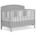 Dream On Me 5-in-1 Convertible Full-Size Baby Crib, Pebble Grey, 53.9 in x 29.4 in x 42.9 in - Storybrooke