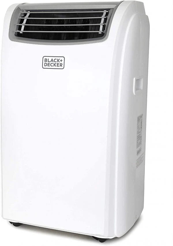 BLACK+DECKER Portable Air Conditioner With Heat And Remote Control, 14,000 BTU, White
