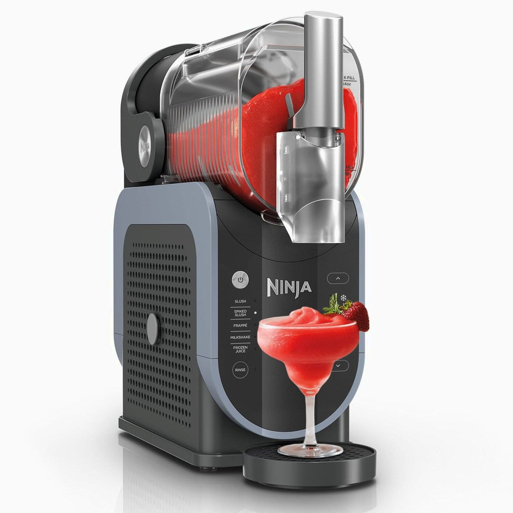SLUSHi with RapidChill Technology, 88 oz. Frozen Drink &amp; Slushie Machine, 5 Preset Programs, Margaritas, Frappés, and More, Premium Accents, Black, FS301