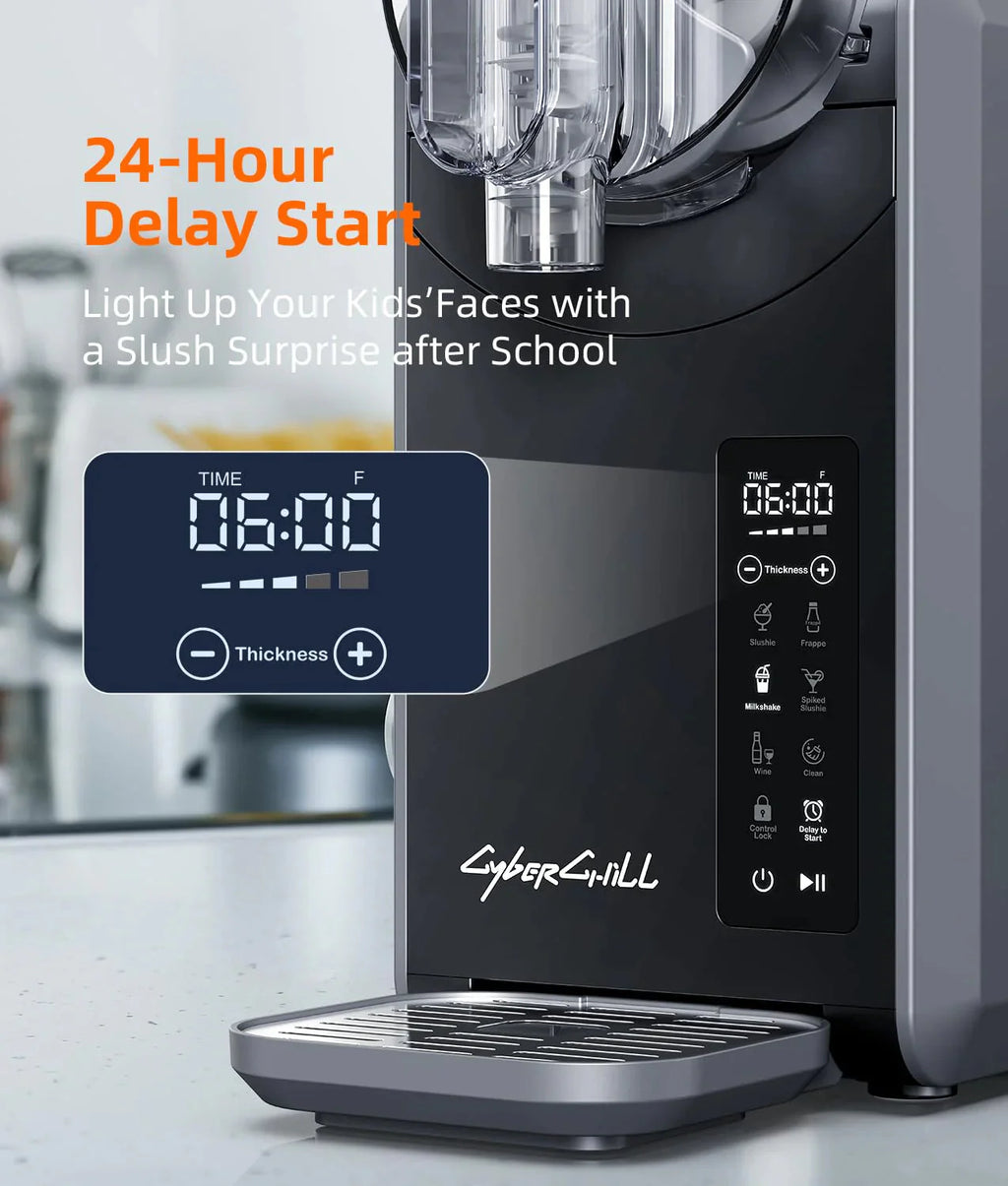 BKPPM Frozen Drink Maker, 70 oz, Gray - 6 Preset Programs