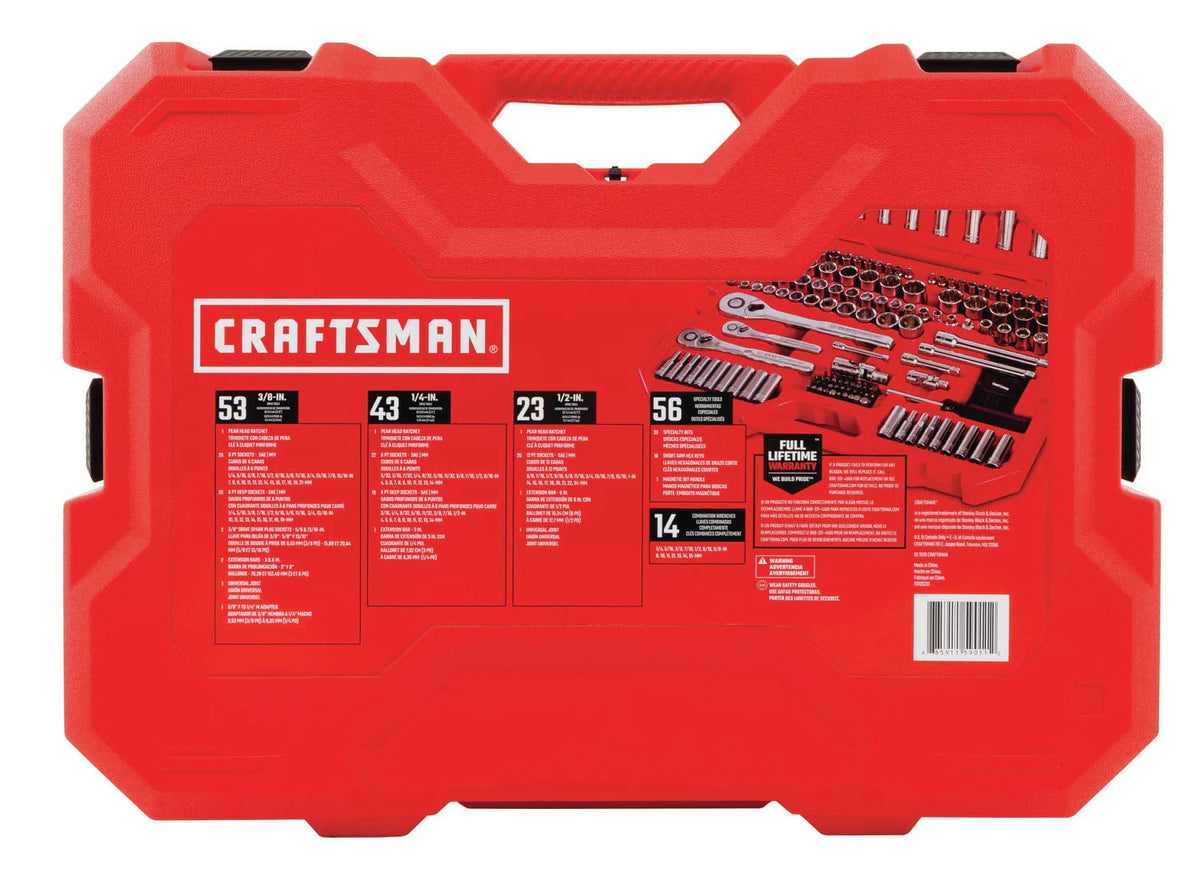BLACK+DECKER Mechanics Tool Set, SAE/Metric, 189-Piece - CMMT12034